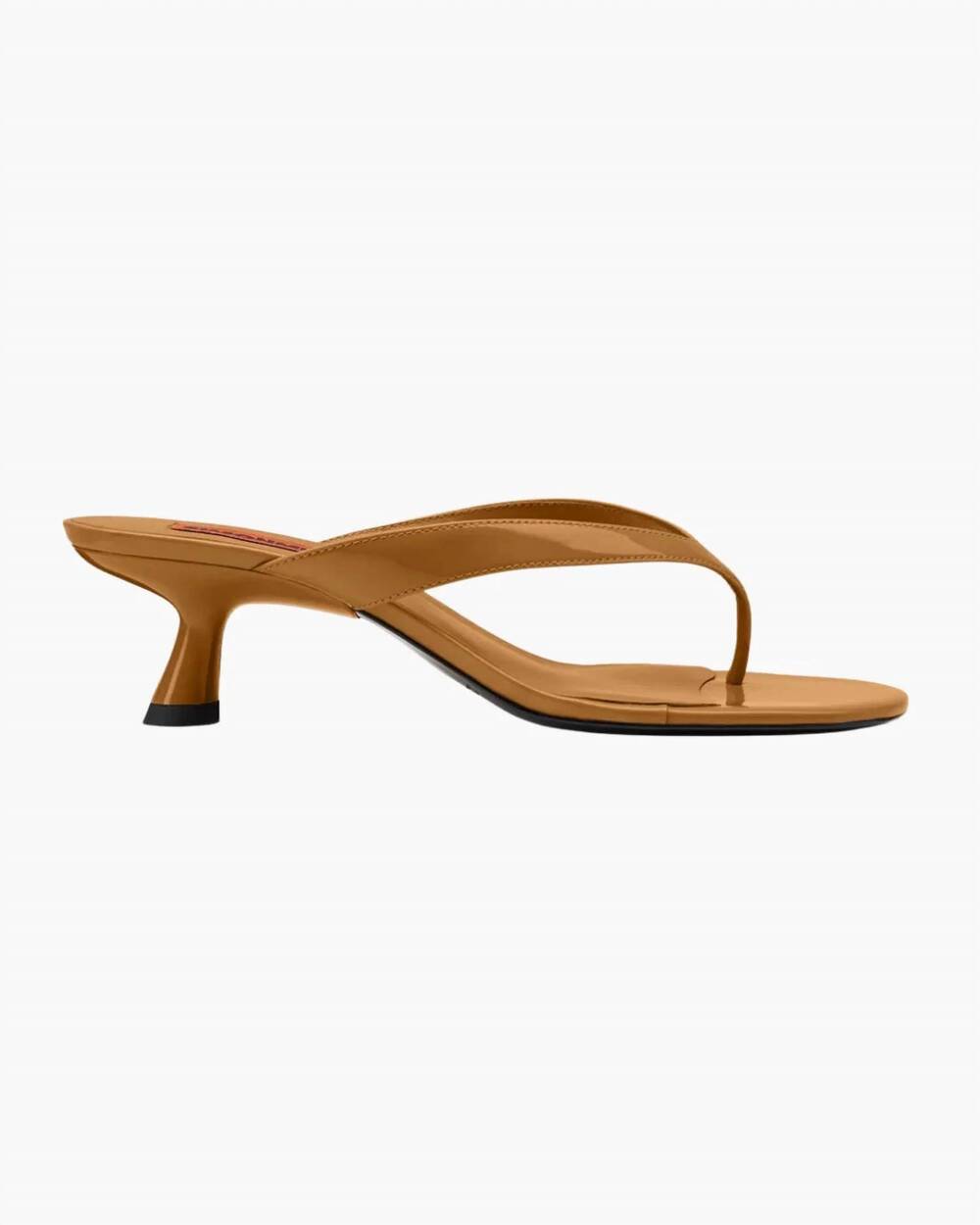 NEW SIMON MILLER women's beep thong sandals in dark nude